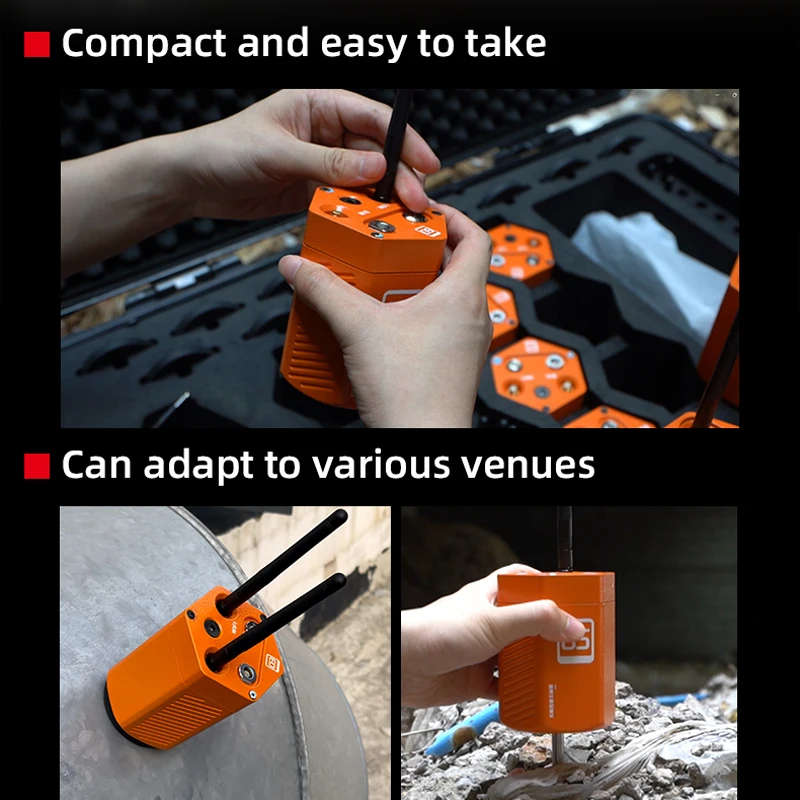 LSJ CAMB-RAD Life Detector Abhörgerät Advanced Search Rescue Toolbox Seismischer Lebensdetektor Lebenserkennung für die Suche