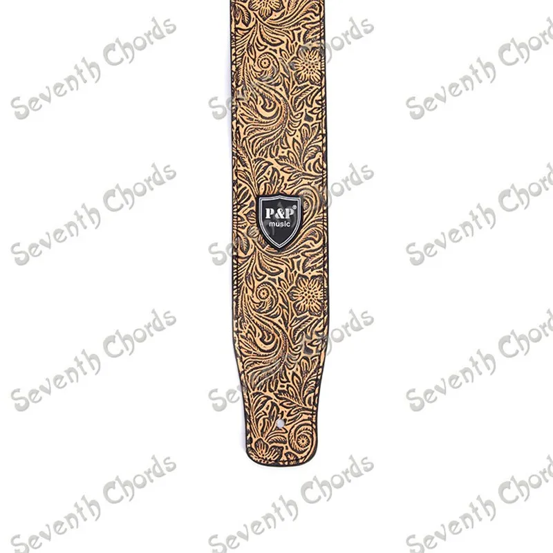 1 Stück Gitarrengurt im Schlangenhaut-Stil für klassische akustische E-Bassgitarre, verstellbare Länge 125 cm–145 cm, 5 Farben zur Auswahl – Detail 9