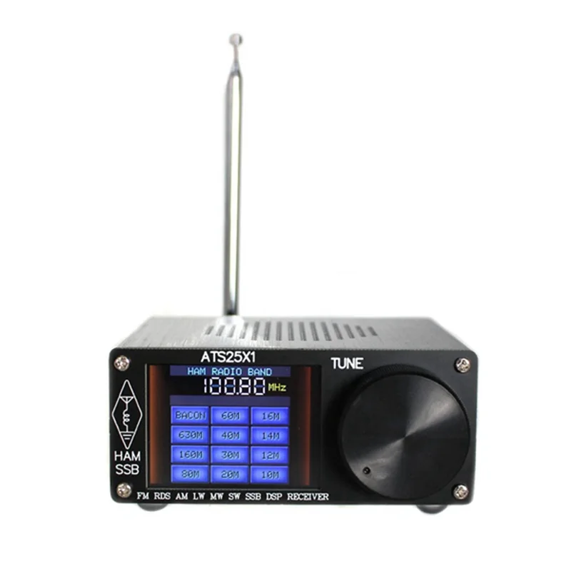 ATS-25X1 Si4732 Chip All Band DSP Radio Receiver FM/LW/MW/SSB SSB Receiver With 2.4Inch Touch Screen ATS25X1 Accessories Parts