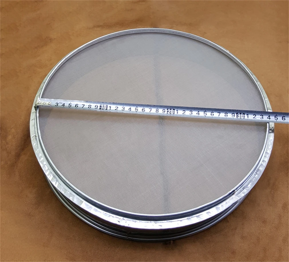 304 Stainless Steel Dia. 35cm Lab Test Sieve Wire Mesh Filter Various Mesh Count