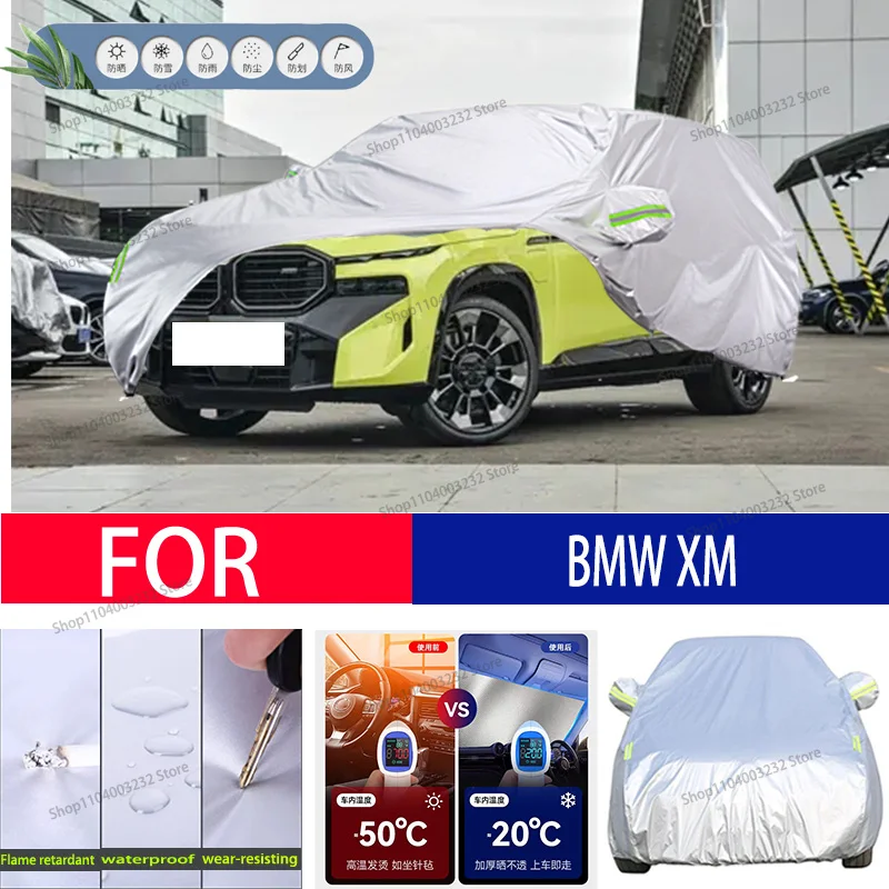 For BMW XM Car clothing sun protection snow prevention antifreeze car protective cover  auto cover