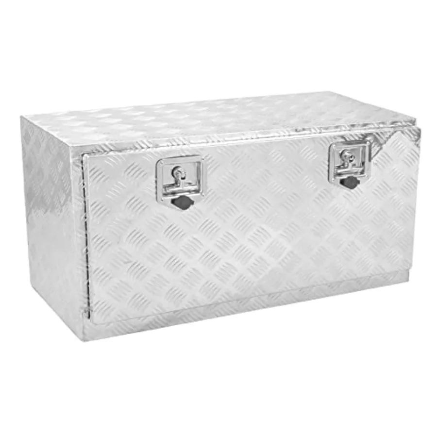 

36-дюймовый алюминиевый ящик для инструментов под кузов грузовика с Т-образным замком и 2 ключами, органайзер для инструментов под кузов грузовика