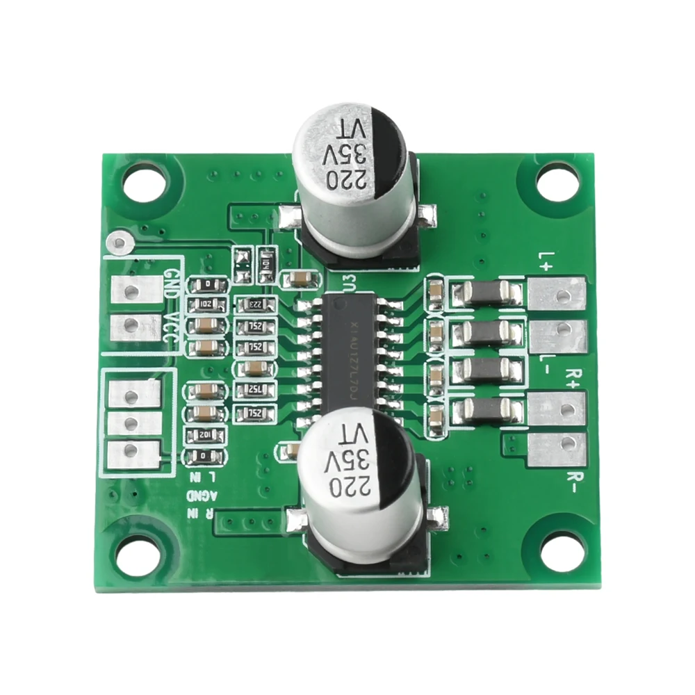 DC 7-25V 40W + 40W Digitales Leistungsverstärkermodul Stereo-Audioverstärker Power Pure Leistungsverstärkerplatine für Auto-Audiosystem – Detail 7