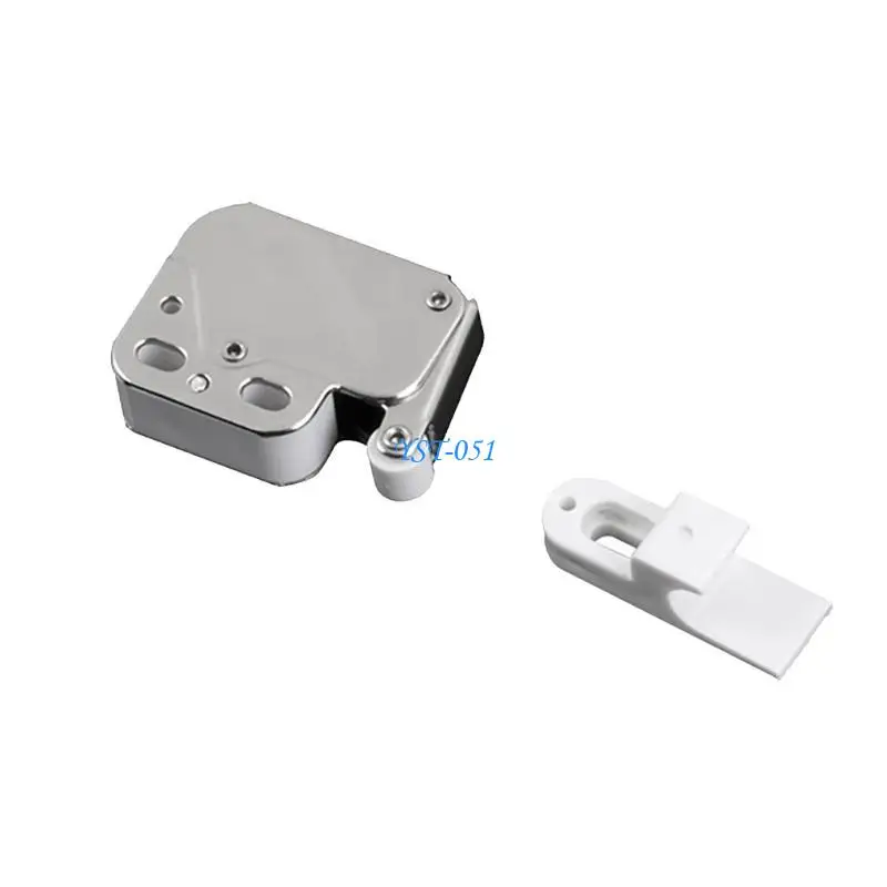 

E15A Push to Open Catches Lock Cabinet Push Latches Locking Device Open Catches for Drawer Cabinet Cupboard Door