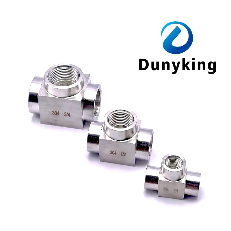 

1pcs SS304 1/8" 1/4" 3/8" 1/2" BSP Female Thread 3 Way 304 Stainless Steel Tee Pipe Fitting Connector Adaptor