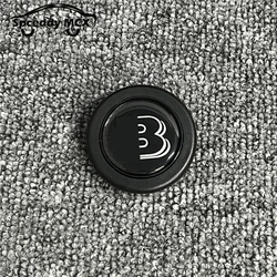 Racing Steering Wheel Horn Center Button Black 60mm Diameter For Brus A B C E GLK GLC GLE GLS G-level G Class W464.....etc.