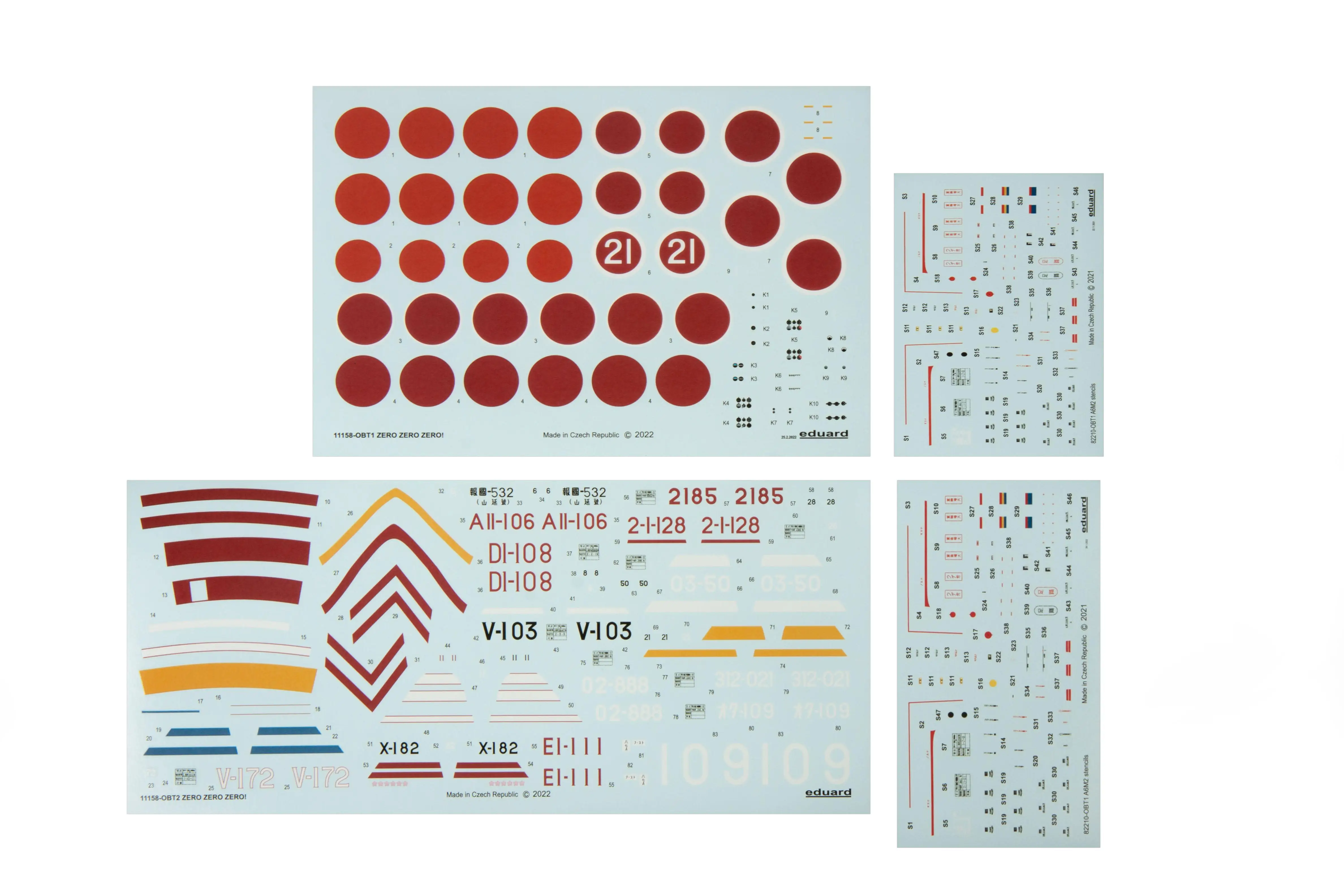 Eduard EDU11158 1/48 Limited edition kit of Japanese WWII naval fighter plane A6M2 Zero Type21