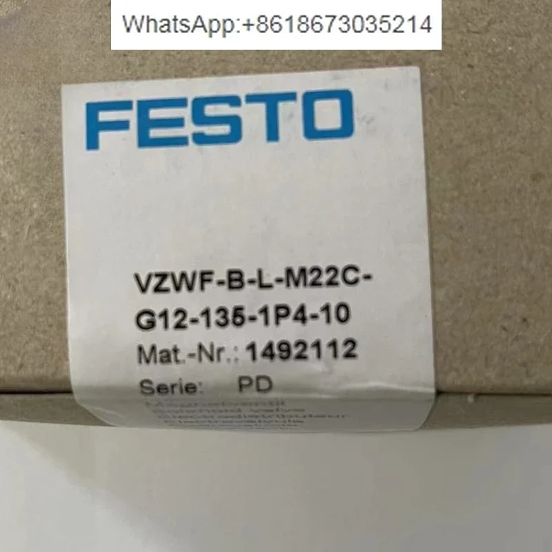 

FESTO 1492112 VZWF-B-L-M22C-G12-135-1P4-10