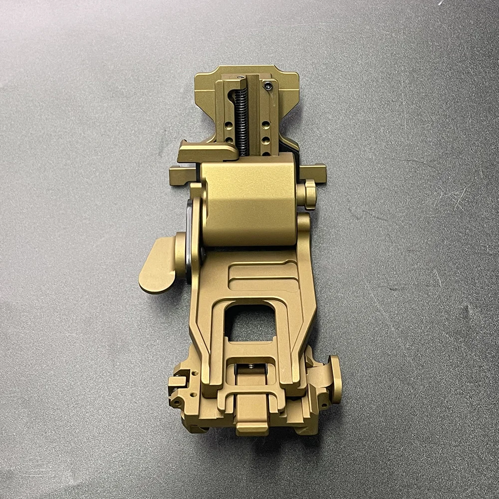 2024 New Low Profile NVG Helmet Mount Flip-up Adjustable Dovetail Shoe Aluminum Night-vision Goggles Bracket Mount