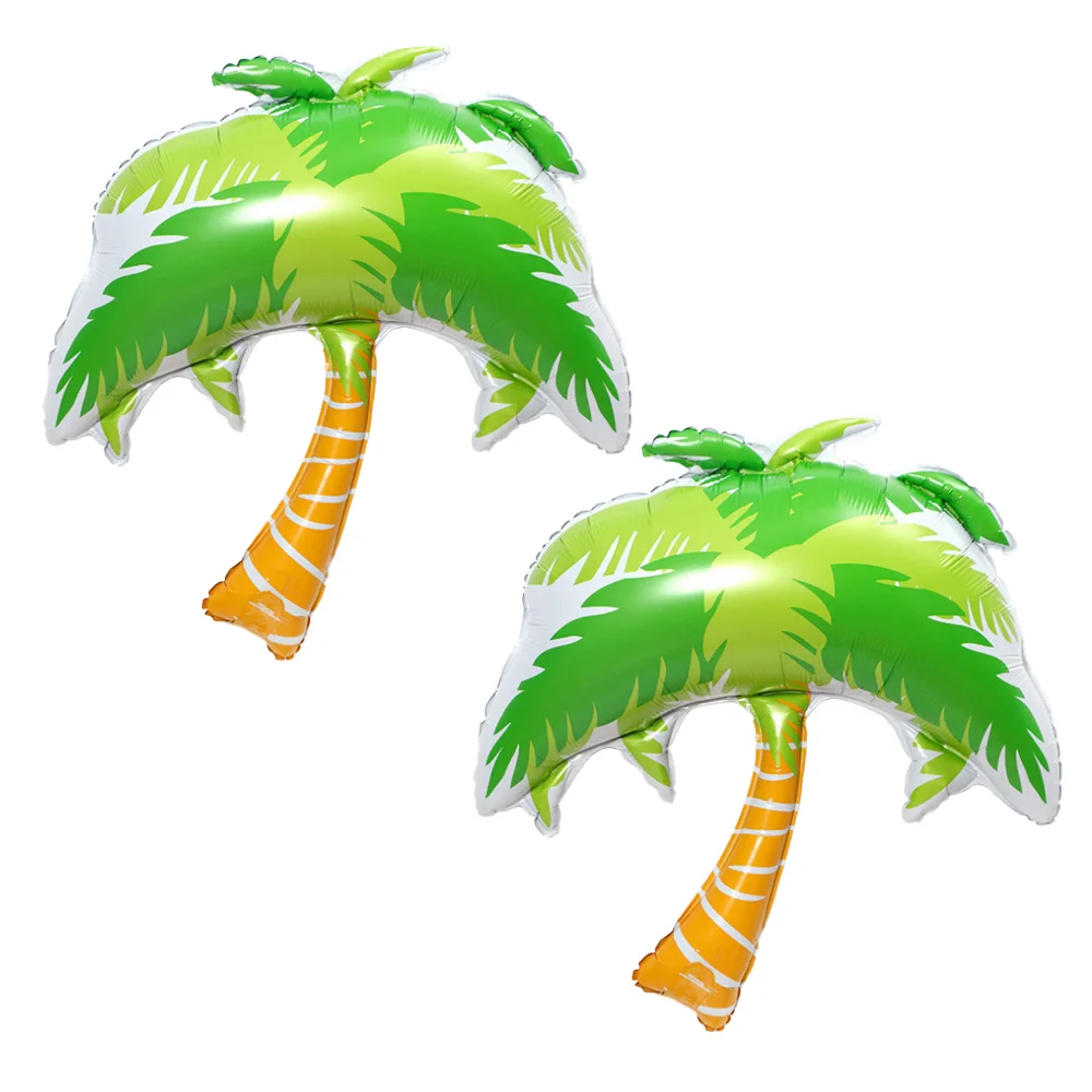 Große Palmen-Aluminiumfolienballons, Hawaiian-Party, Strand, Pool-Party, Sommer-Strandparty-Dekorationsballons