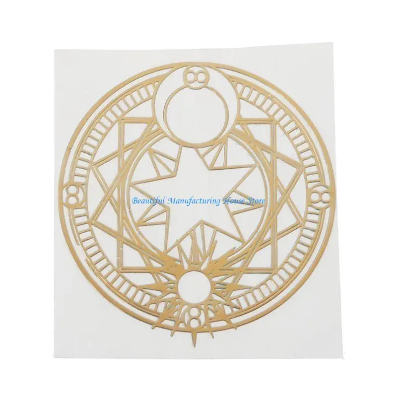E56A Copper Orgonite Sticker Copper Sticker Simulation Resin Decorative Sticker DIY Pyramid Epoxy Resin Crafts for DIY Crafts