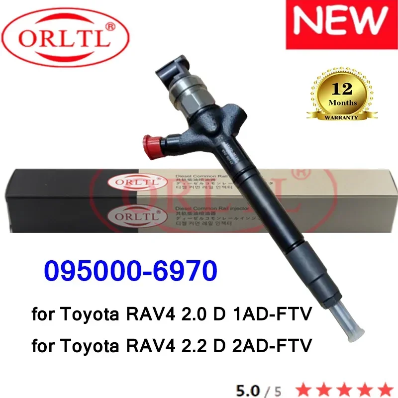 095000-6970 NEW 0950006970 Diesel Injector 095000 6970 For Toyota RAV4 2.0 D 2AD 1AD-FTV