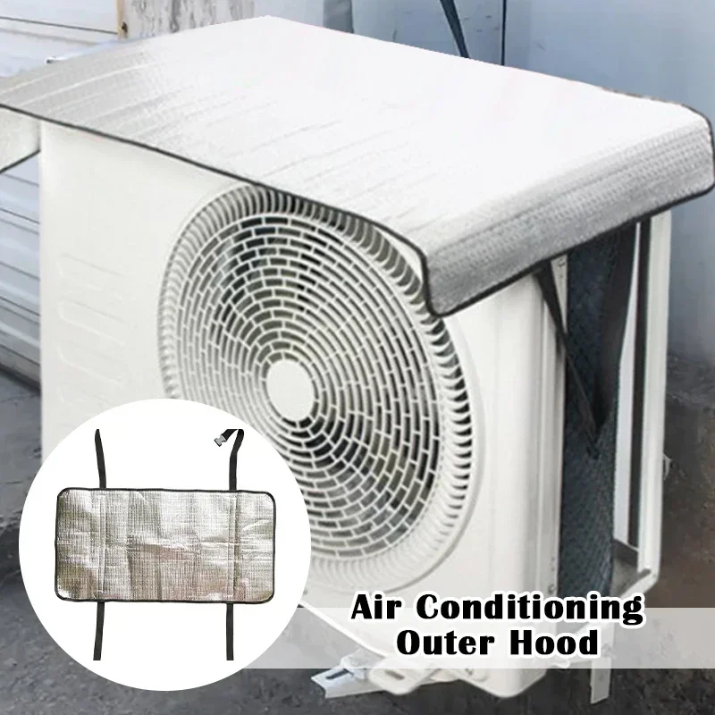 Air Conditioner Cover Outdoor Energy Saving Rainproof Cover Air Conditioner Washing Dust Prevent Sun Exposure AC Cleaning Bag