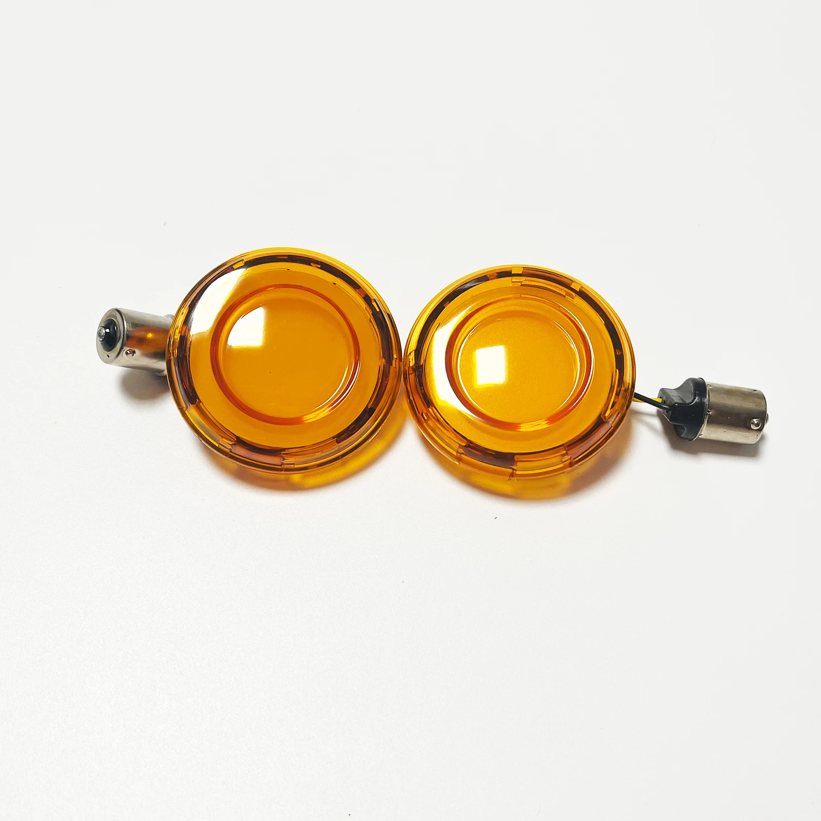 Motorcycle 1156 LED Turn Signal Light Rear 2 Inch Bullet Style For Harley Softail Touring Dyna Fat Boy Sportster Road King