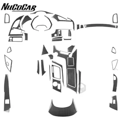 For Chevrolet corvette C7 14-19 Carbon Fiber Central control display shifting water cup lifting panel suit Car Interior Stickers