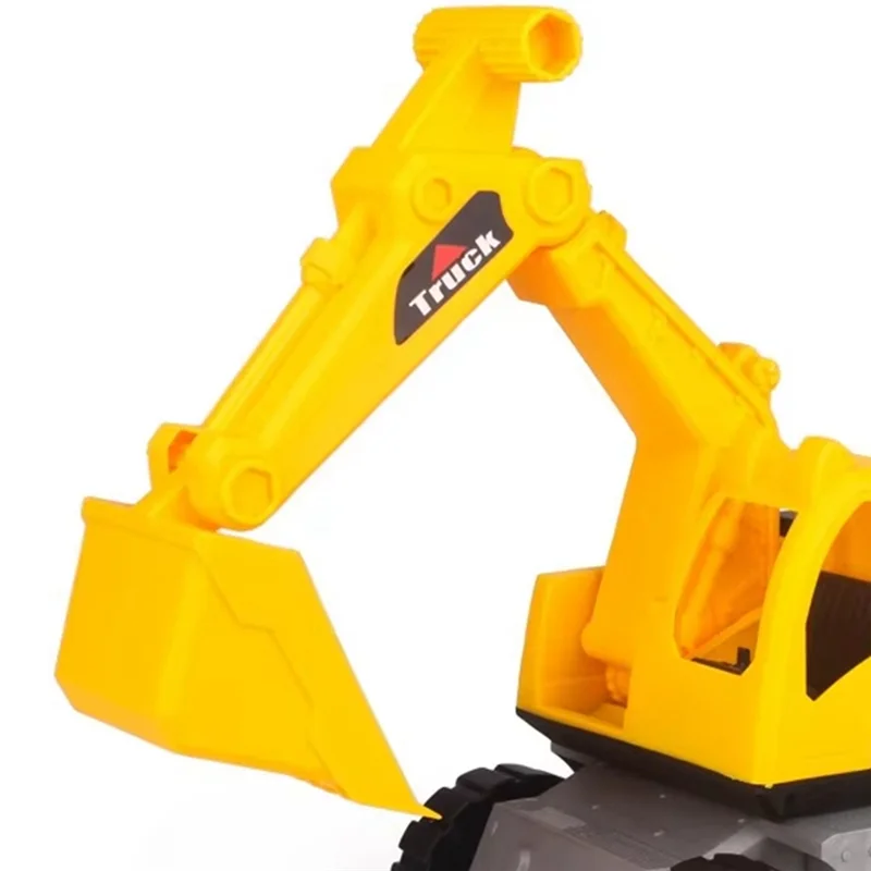 Highly Recommended Large Size Engineering Vehicle Set For Children Inertial Soil Excavator Anti-Colion Sand Loading Unloadin