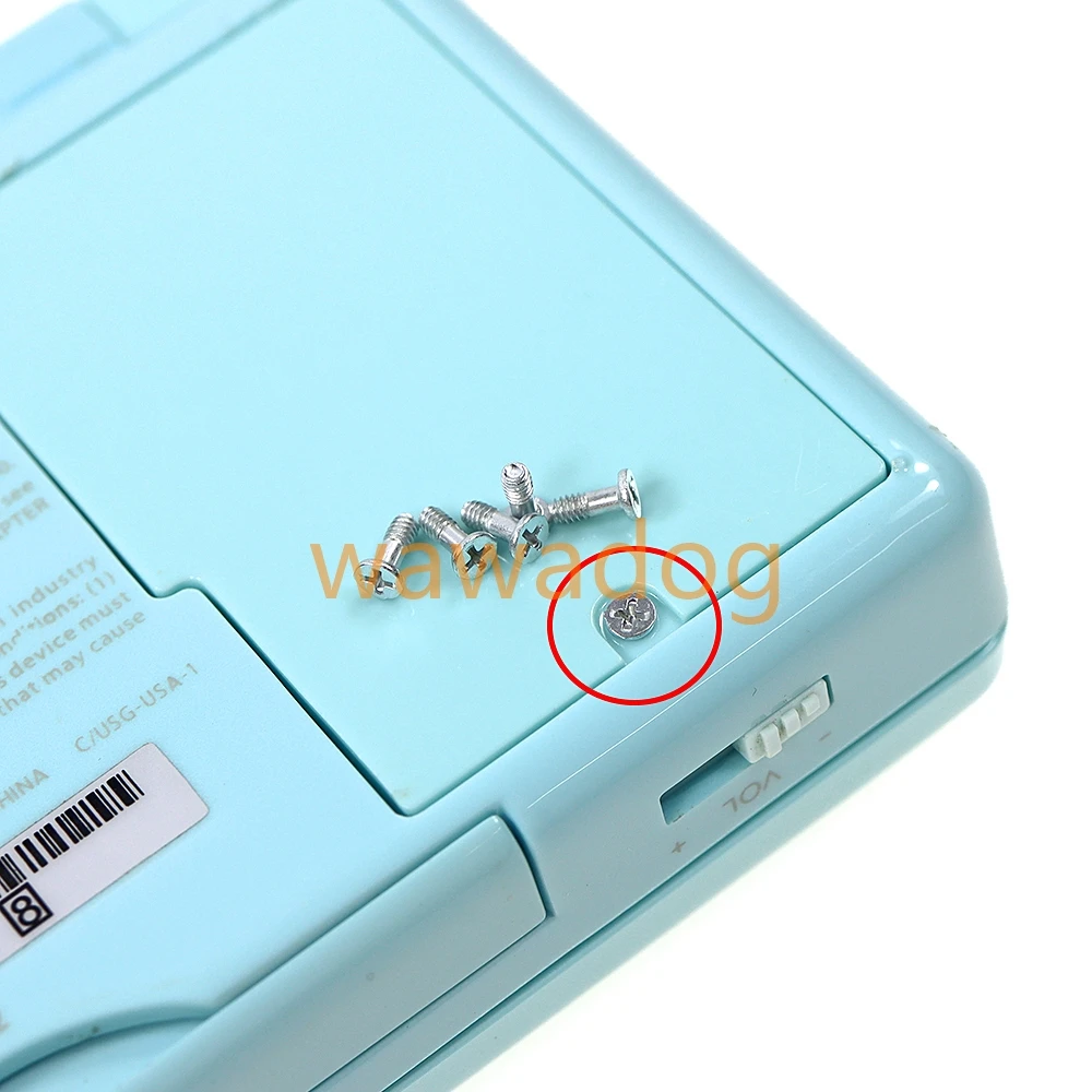 NDSL 배터리 커버 나사용 Nintend DS Lite 나사 교체용 10개