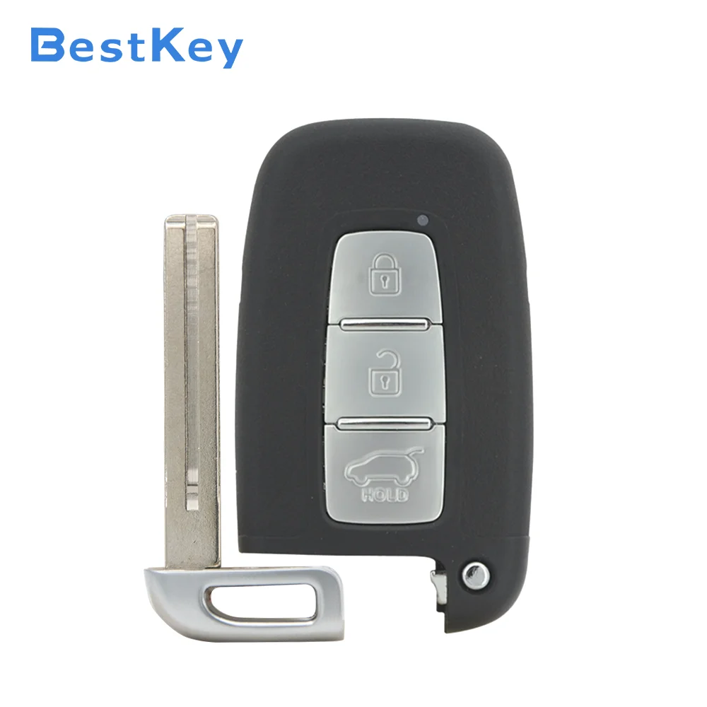 Best Key Workshop OEM Smart Key Casing 3-4 Button Direct Installation No Cutting Required Shell for Hyundai Kia Vehicles