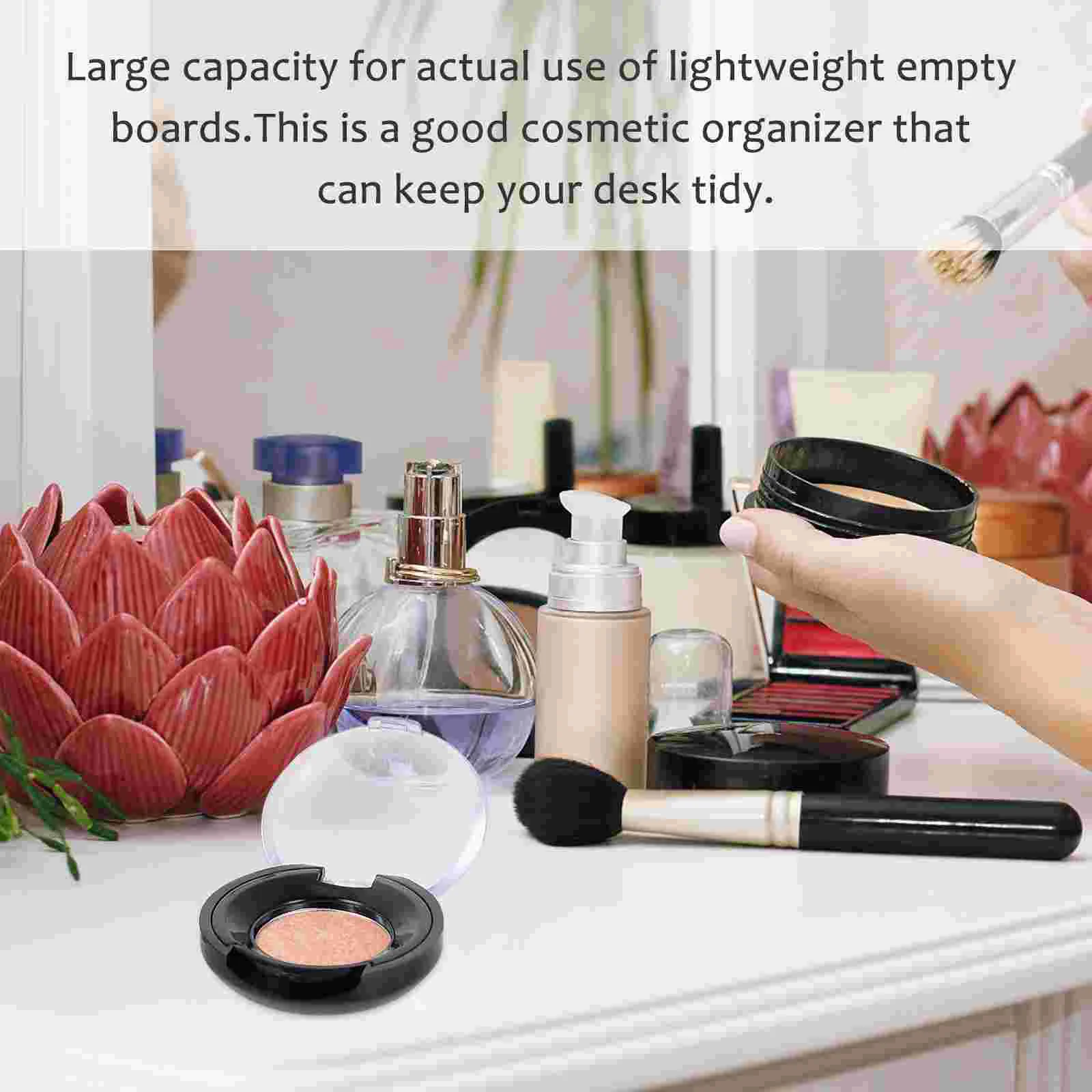 8 Pcs Eyeshadow Blank Foundation Container Empty Makeup Case Refillable Palette Cosmetics Sub Package Travel