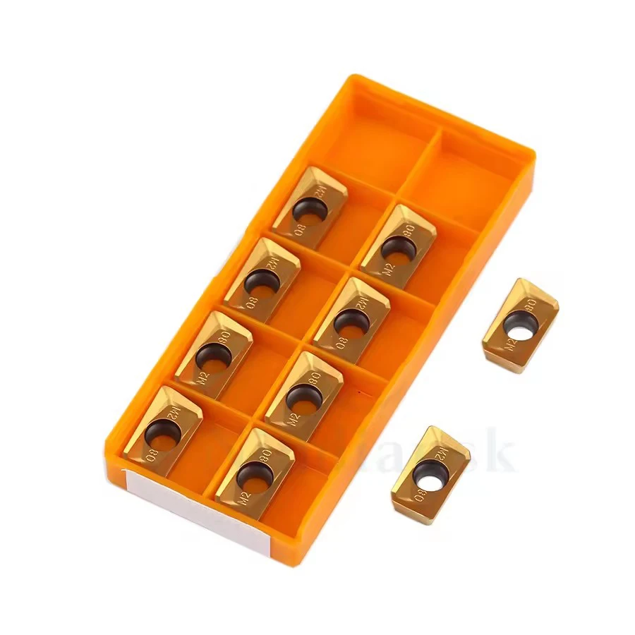 APMT سلسلة طحن شفرة APMT1135PDER/APMT1604PDER-M2 H2 إدراج مخرطة CNC تغذية سريعة طحن إدراج الوجه مطحنة مخرطة أدوات القطع