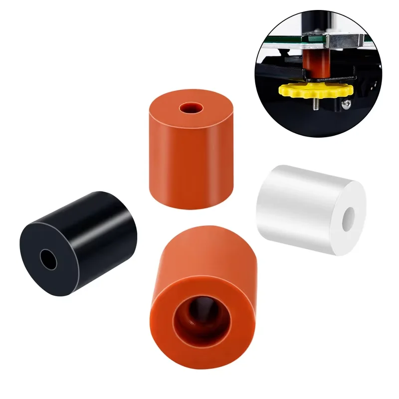 Hot Bed Leveling Column Silicone Solid Spacer 3D Printer Parts For CR-10/ CR10S Ender-3 s1 pro kp3s pro v2 Heatbed