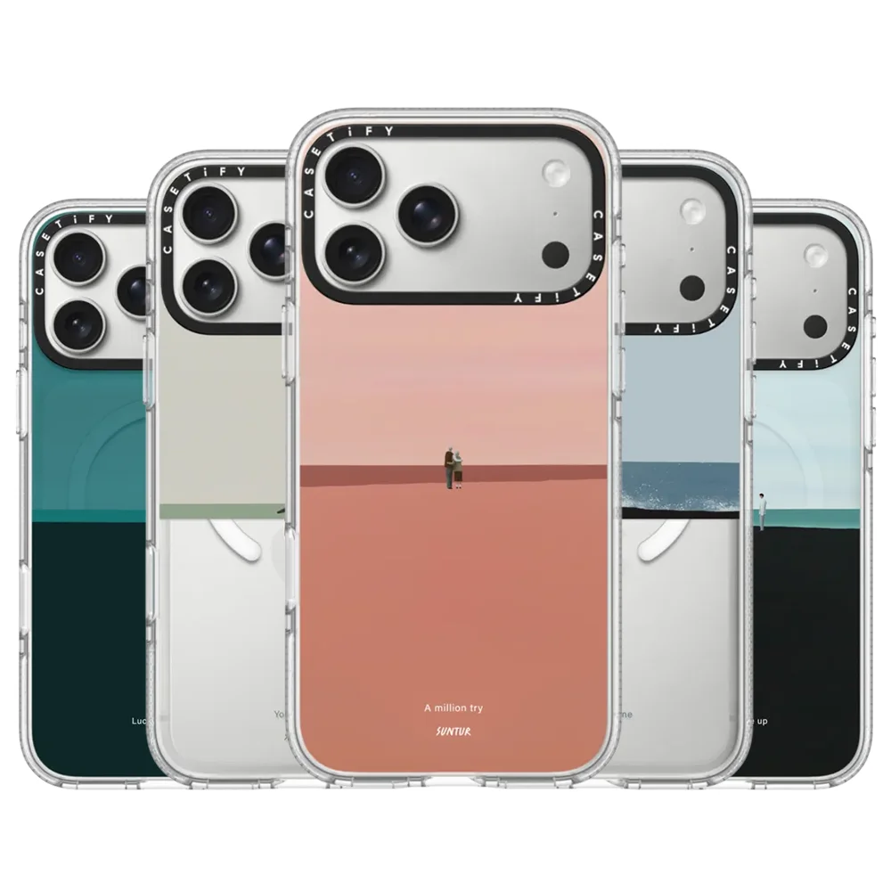 

CASETiFY Suntur Minimalist Landscape Series Magnetic Drop-proof Case for iPhone 13 14 15 16 17 Pro Max Air Plus Protect Cover