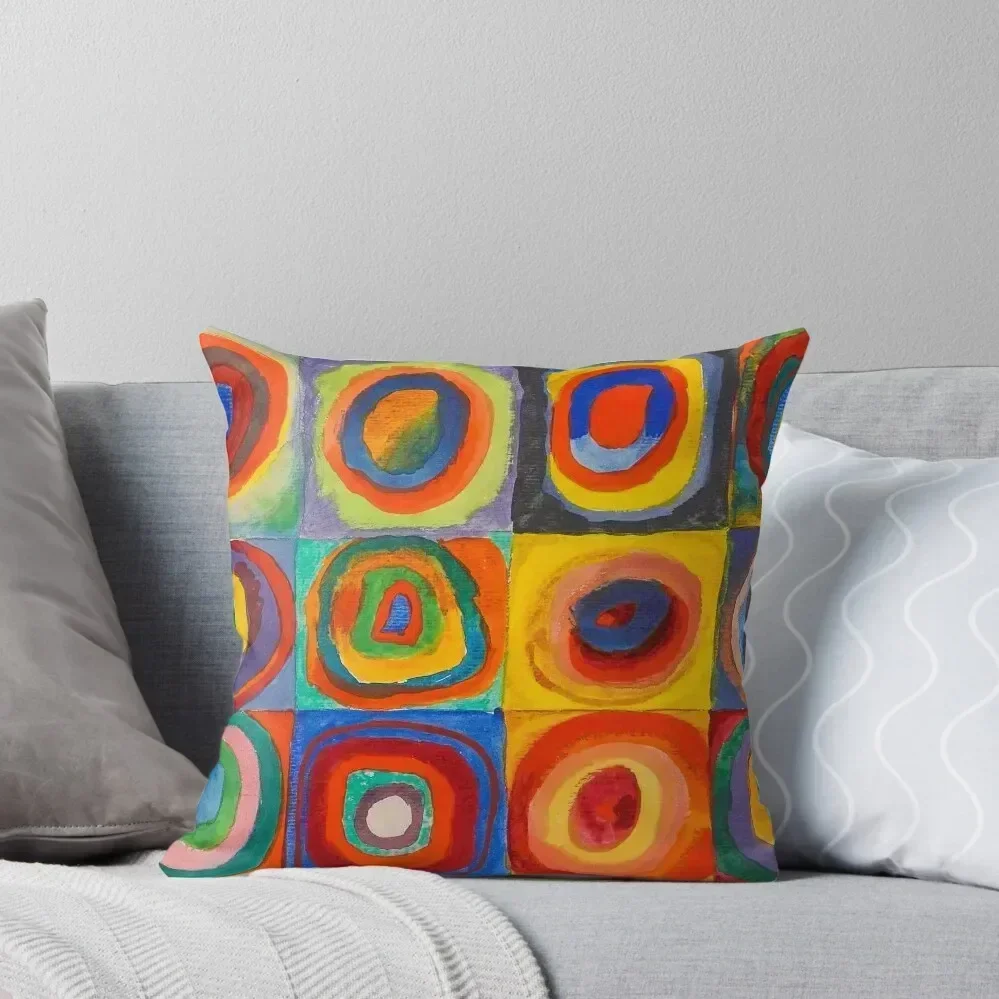 

Wassily Kandinsky Color Study Squares with Concentric Circles , Abstract Throw Pillow christmas decorations for home 2025 pillow