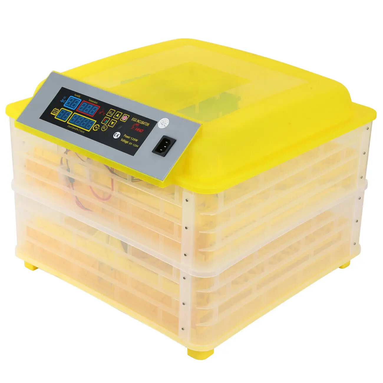 112 Digital Chicken Egg Incubator Hatcher Temperature Control Automatic Turning for Hatching Chicken