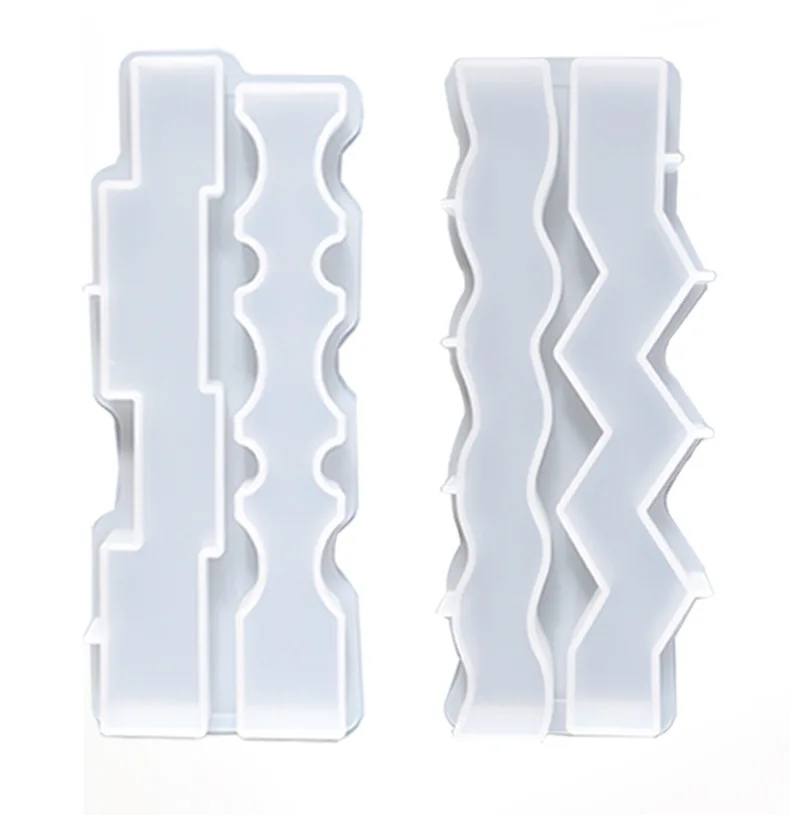 Special Shaped Long Pillar Candle Handmade Wave 6