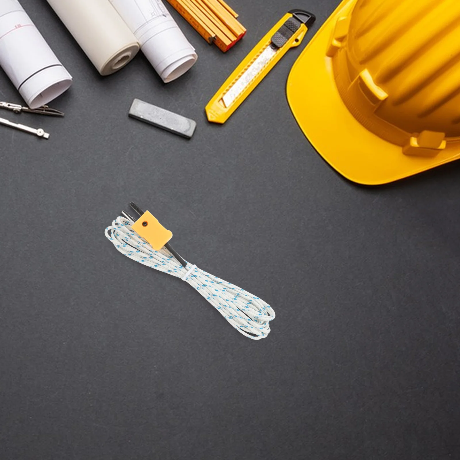 خط استشعار درجة الحرارة من النوع K بطول 3 أمتار، مسبار عالي الدقة لاستخدام المختبر الصناعي، خط درجة حرارة أداة المزدوجات الحرارية #3