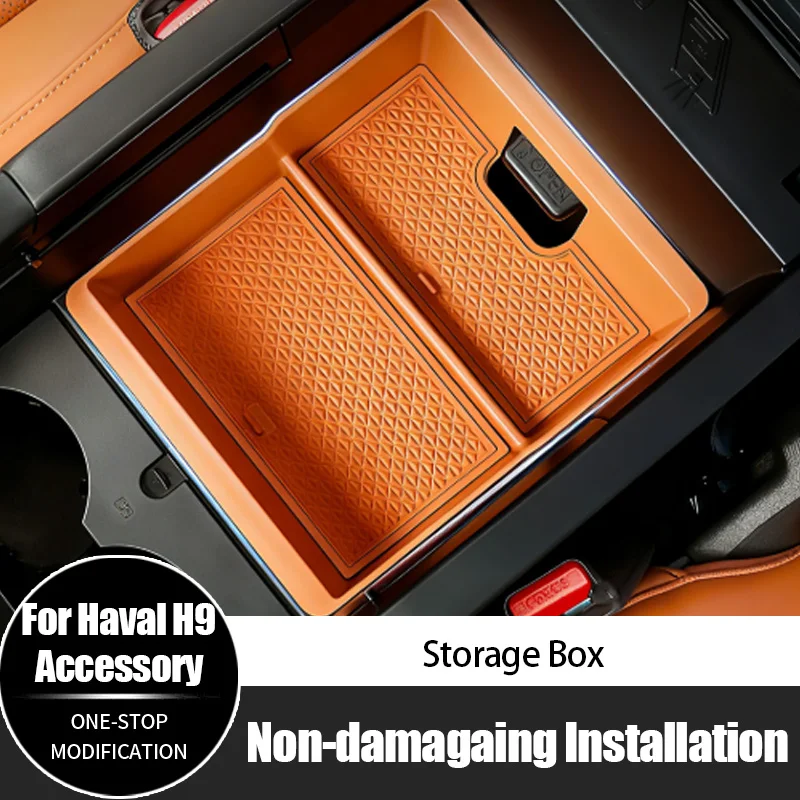

For Haval H9 Center Console Organizer Armrest Storage Box High Quality Accessories