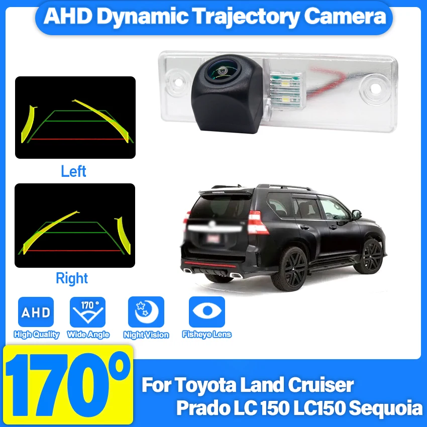 For For Toyota Land Cruiser Prado LC 150 LC150 Sequoia Car Rear View Camera AHD 1080P 170° Fish Eye Parking Camera HD Night Vision - Aliexpress Deal