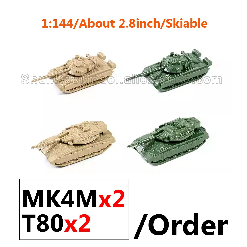 4D 1/144 czołgowa wyrzutnia bojowa piechoty skończyła Model miniaturowej broni wojskowej wwi niemiecki lampart tygrys Tank USA M1A2 China9