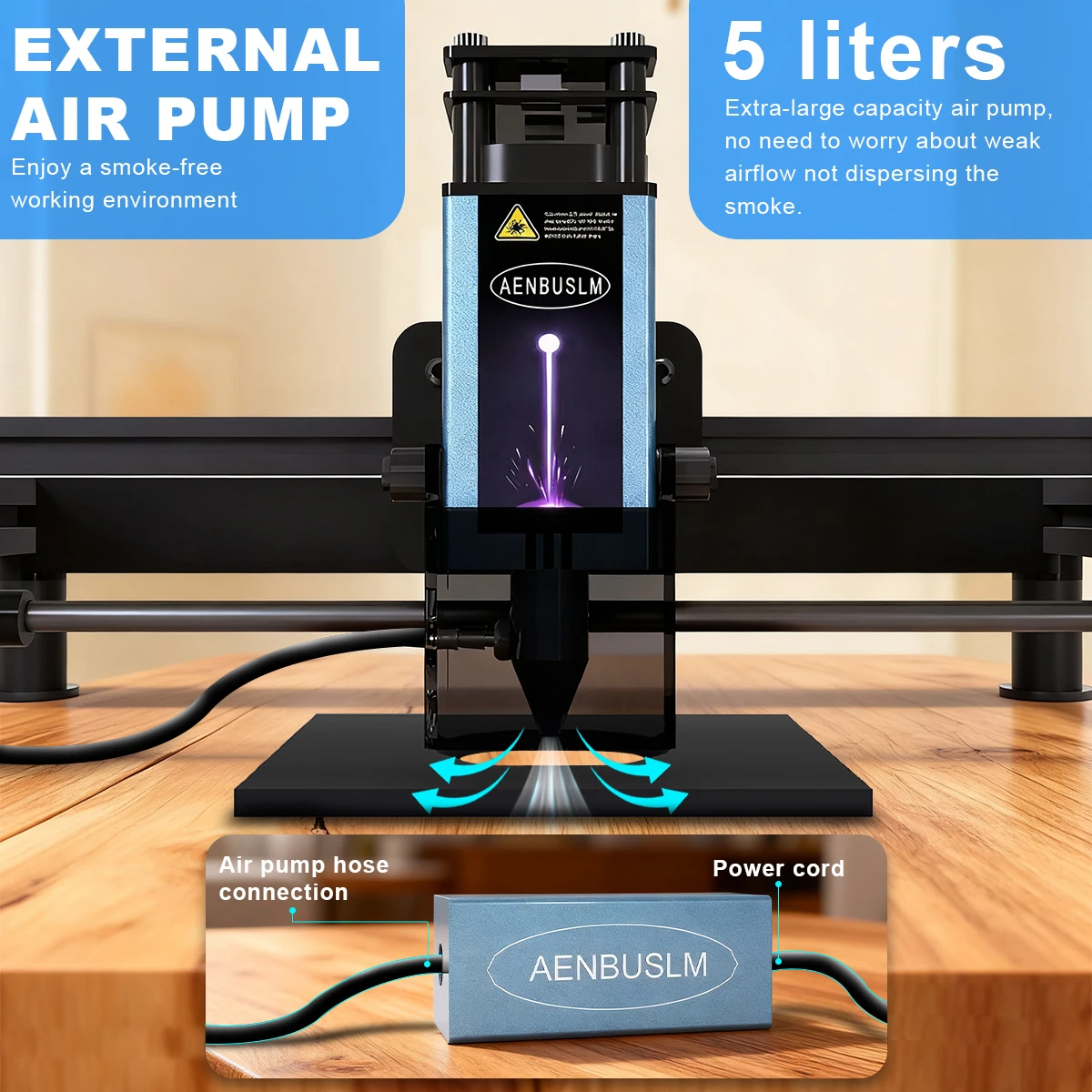 

Лазерный модуль AENBUSLM 450 нм 80 Вт/40 Вт, 12 В/24 В, для лазерной гравировки, резки, 3D-принтеров, ЧПУ-станков и фрезеров