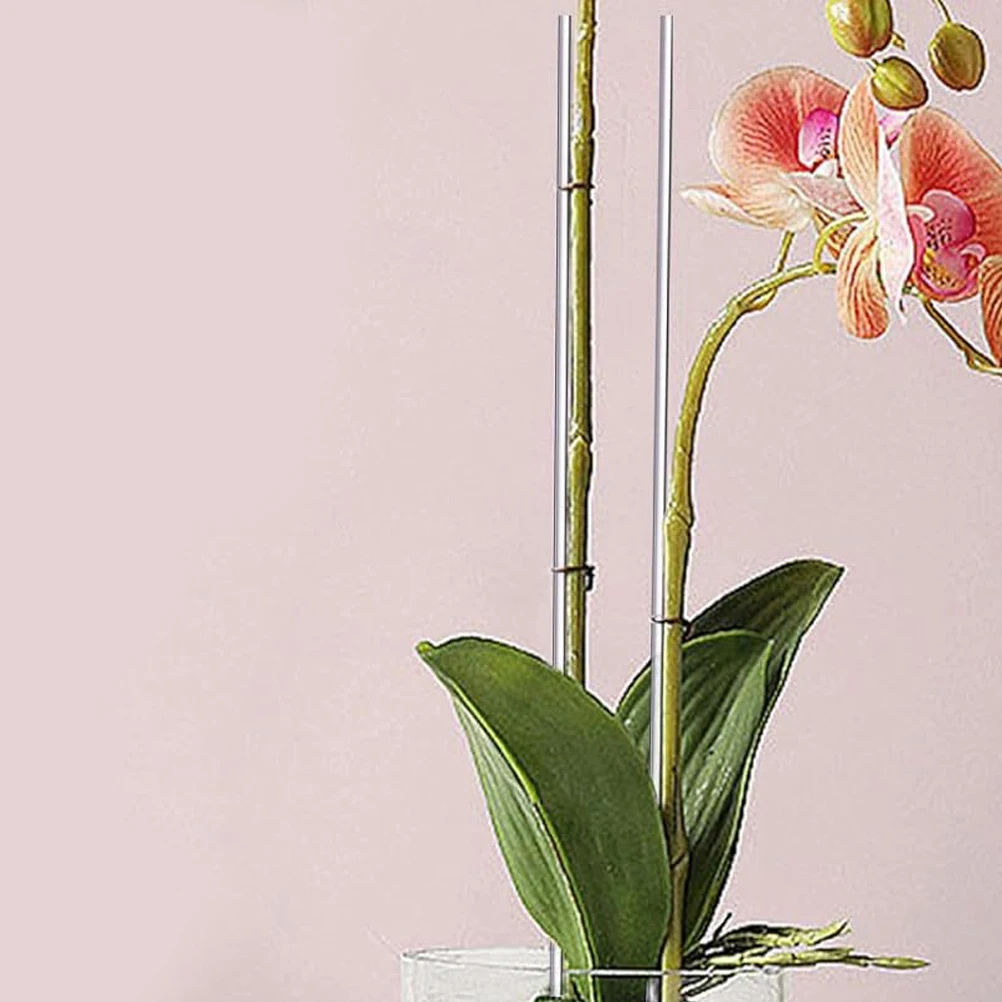 

30pcs Acrylic Plant Supports Clear Sturdy Transparent Flower Stem Support Stake Potted Support Trellis Vine Climbing Scaffold