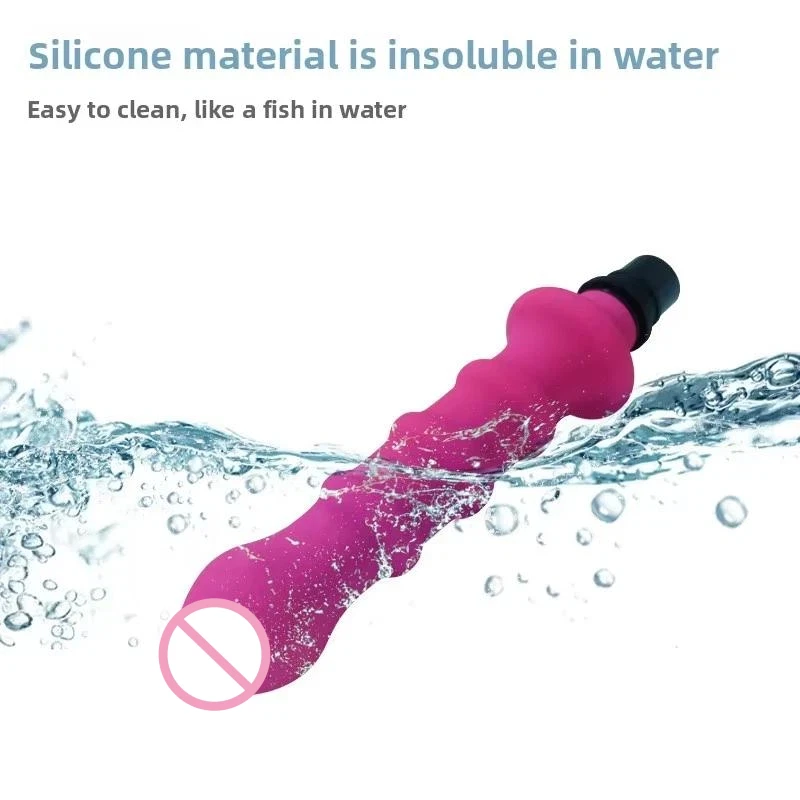 【A】1 Pc Threaded Silicone Fascia  Massage Head With 3 Sizes Of Connectors, 12-13mm/15-16mm/18-19mm, Fascia  Massage dildo view 4