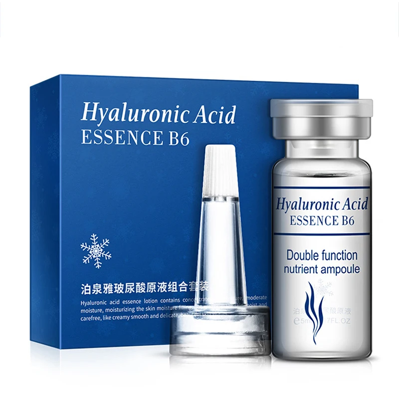 Bioaqua 5ml Gesichts Hyaluron säure Vitamine C Essenz feuchtigkeit spendende Feuchtigkeit Haut verjüngung Spa Hautpflege Schönheit