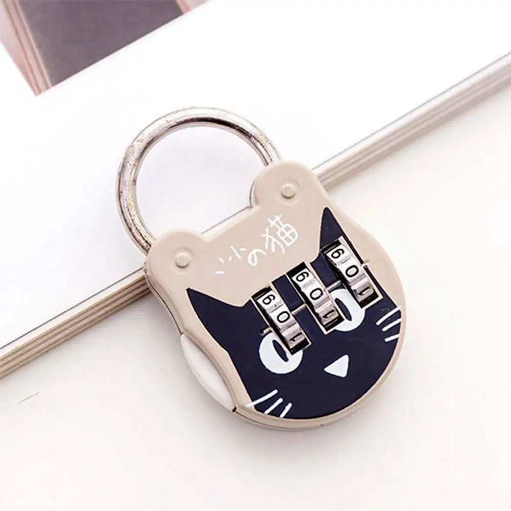 

Travel Mini Diary Book with Key Zinc Alloy Gym Hardware Luggage Locks Padlock Suitcase Lock