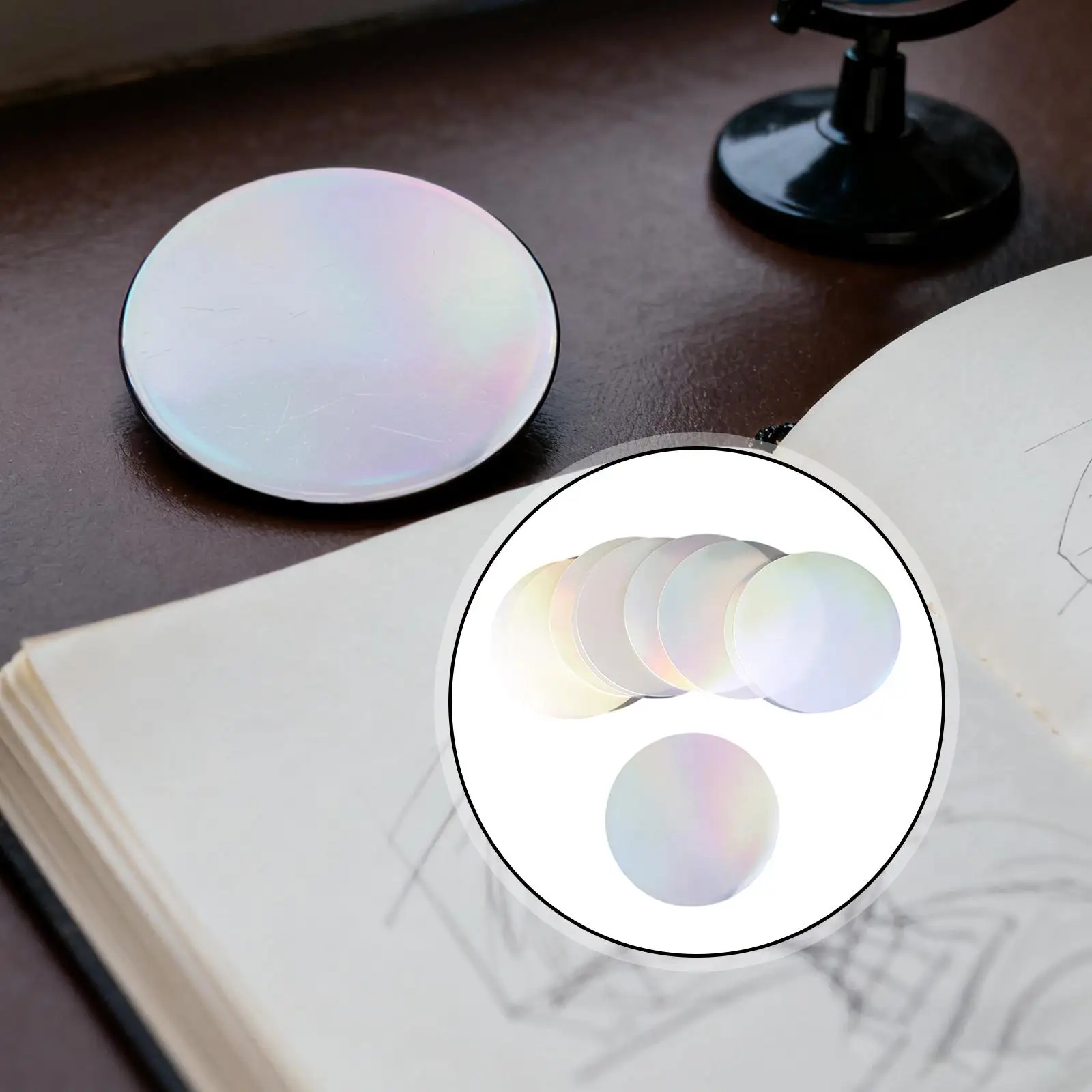 

Badge Film 7cm PET Clear Protective Film Round Inserts DIY Button Maker Supplies for 58mm Badge Machine
