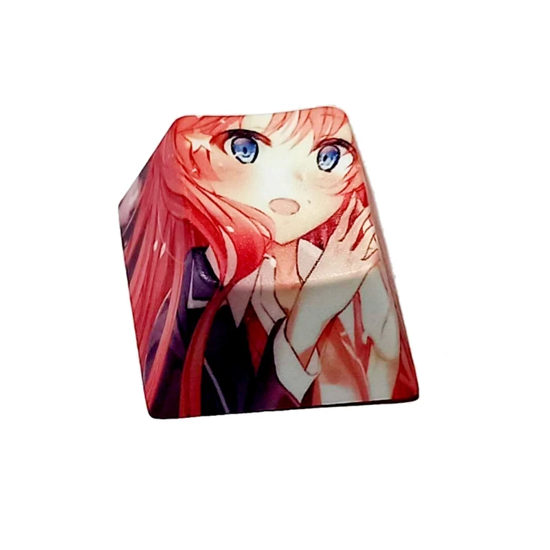 1PC Keycap PBT Dye Sublimation Cherry Profile Keycaps R4 Height Anime Avatar Keycap for Mx Switch Mechanical Keyboard