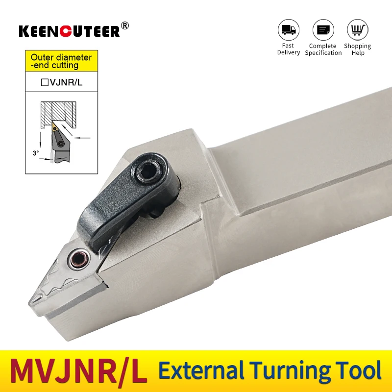 Primavera Aço Cnc Lathe Cutter Carbide Insert External Turning Tool Holder Mvjnr L2023k16h Mvjnl2525m16h 1pc Branco