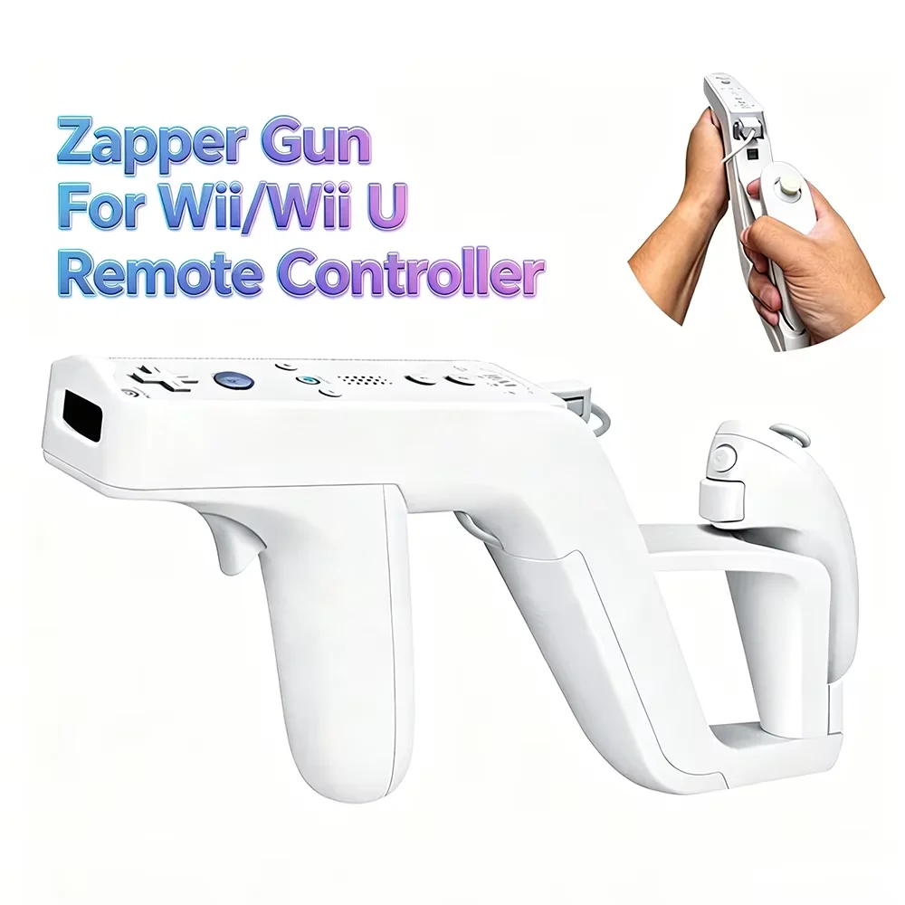 Controlador Zapper para juegos de disparos para Nintendo Wii/Wii U, accesorios para juegos deportivos, para Nunchuk Motion Plus, mandos a distancia.
