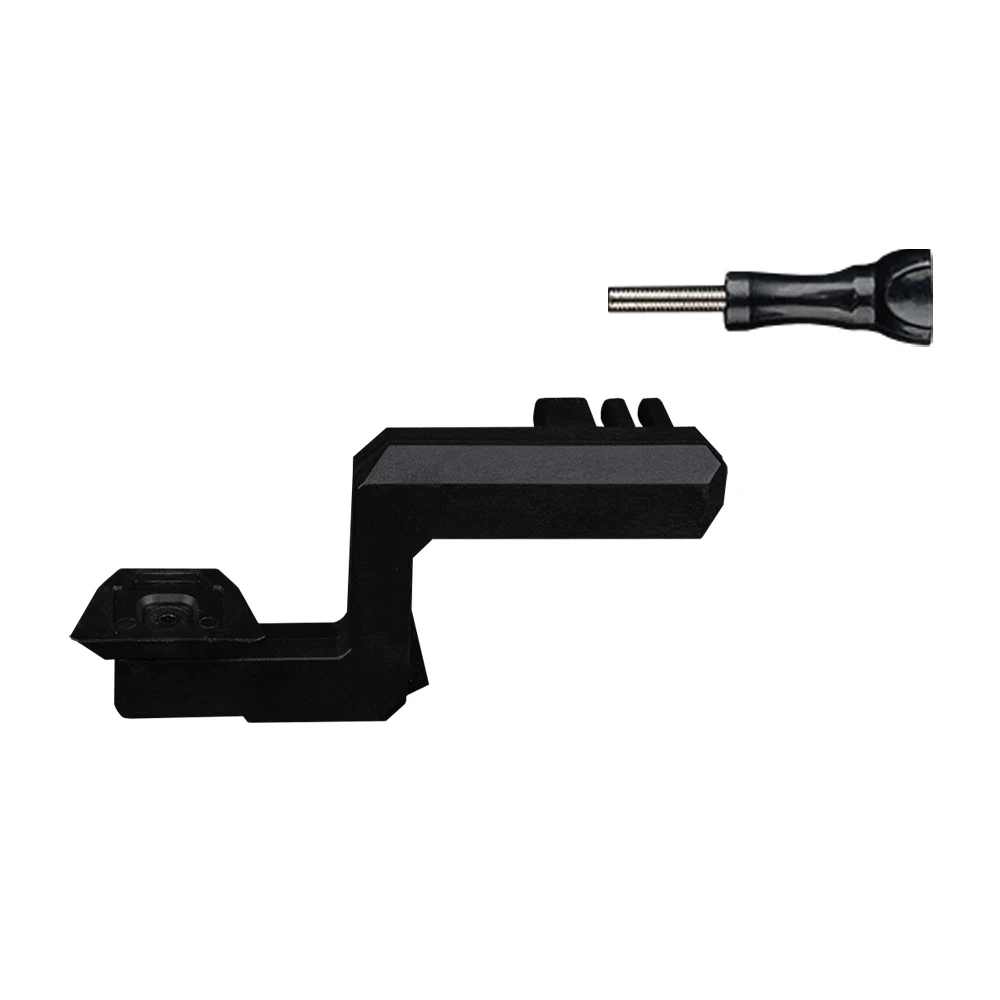 Tactical Motion Camera Adapter Helmet Accessory/Compatible With GO PRO Cameras Such DJI,INSTA360 Hunting Camping Exercise Black