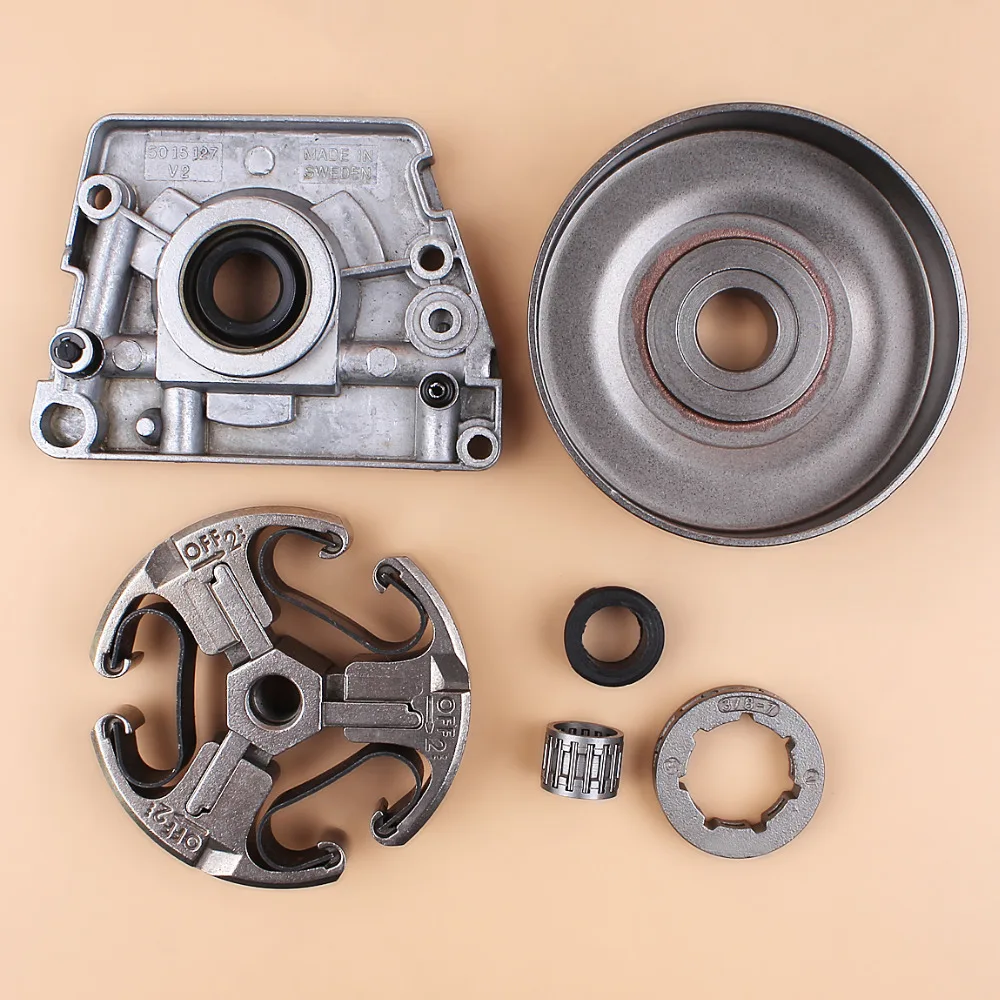 3/8 "مقبض طبل ضرس مضخة زيت دودة والعتاد عدة ل HUSQVARNA 61 66 266 268 272 XP 162 قطع غيار المنشار