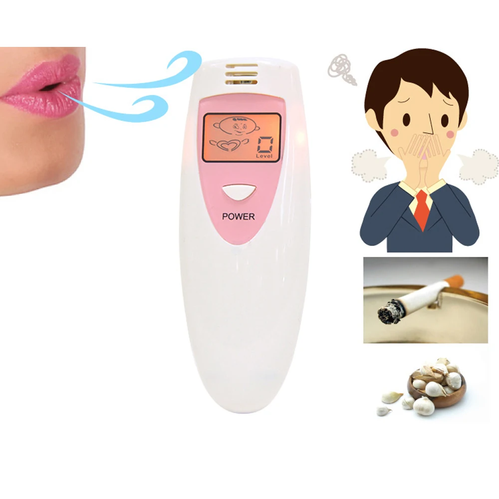 Rilevatore portatile per l'alito cattivo Tester per l'igiene orale Strumenti per il monitoraggio degli odori interni della bocca Rilevatore dell'alito cattivo