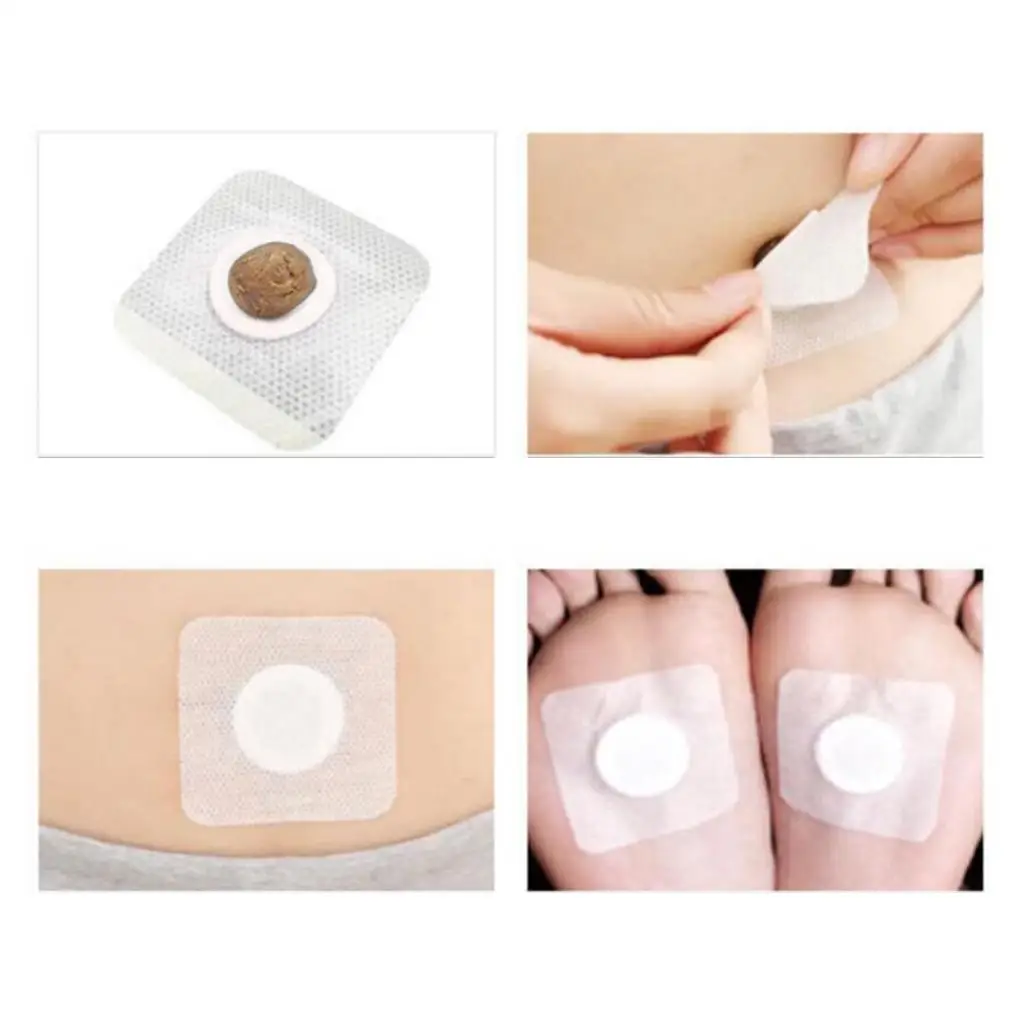 Moxibustion Navel Paste Breathable Pad Herbal Slimming Sticker for Cold Uterus Spleen Regulation