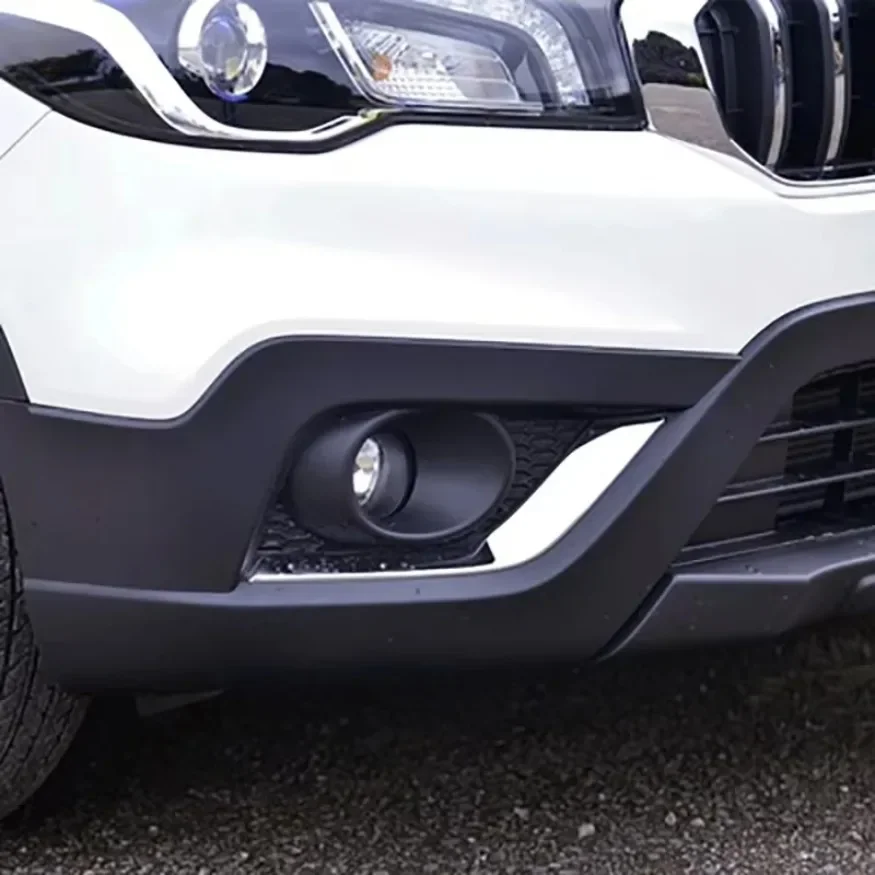 Fit For Suzuki SX4 S-Cross SX4 Crossover 2016 2017 2019 2020 2021 Front Fog Light Chrome Trim Cover Garnish 7175174R10-0PG 1x