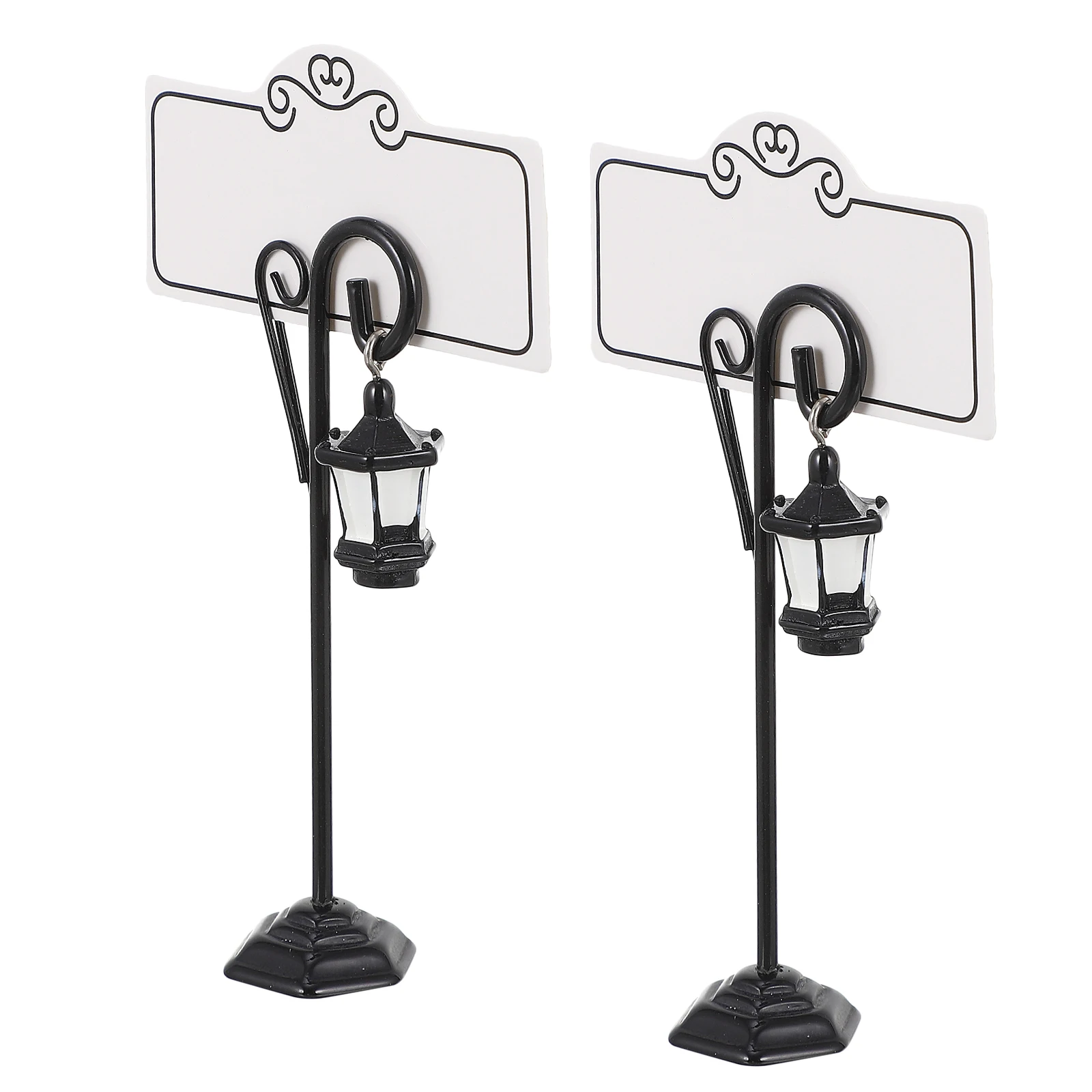 2Pcs Resin Table Card Holders Wedding Supplies Party Table Number Clip Clamp Menu Place Cards Holder Stable Base