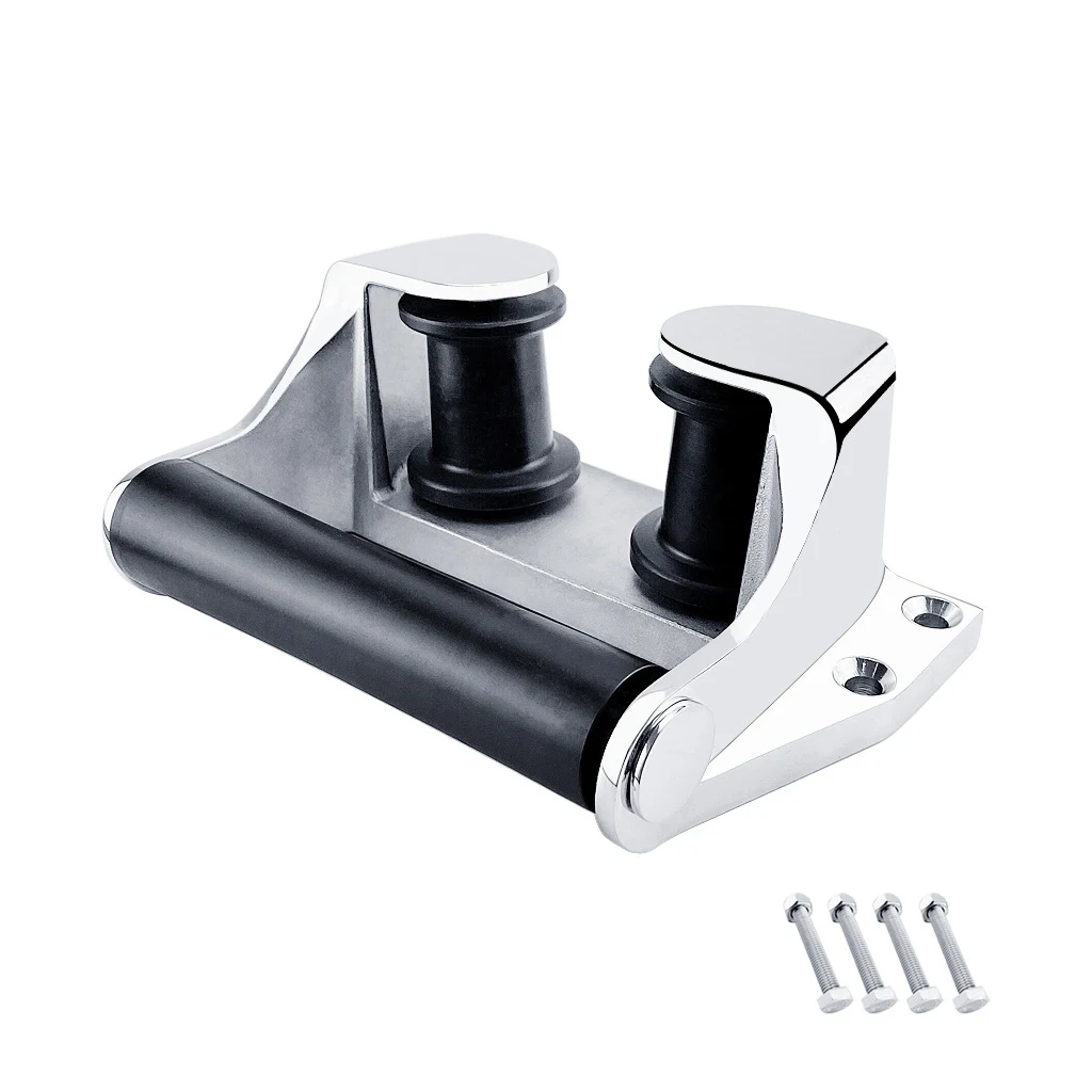 Imagem -03 - Pesados Arco do Barco Fairlead Rolo Roda de Choque Braçadeira Marinha Bollard Âncora Rolo Acessórios de Ferragem Aço Inoxidável 316