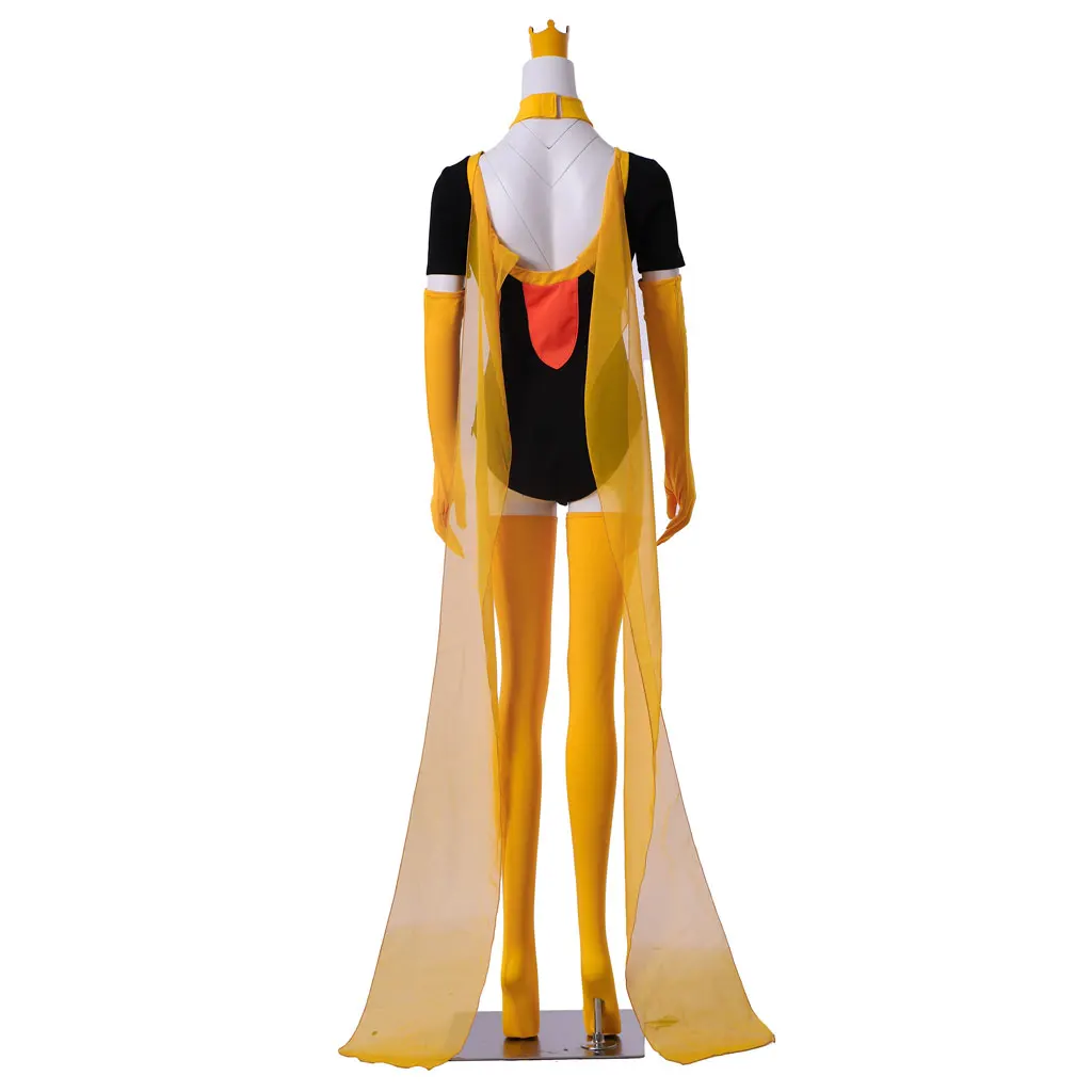 بدلة The Venture Bros التأثيرية Dr Mrs The Monarch بدلة نسائية مثيرة عميقة على شكل حرف V مجموعة كاملة من بدلة قتالية لحفلات الهالوين